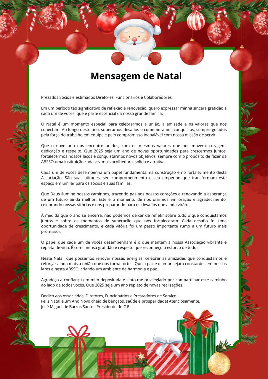 25 DE DEZEMBRO